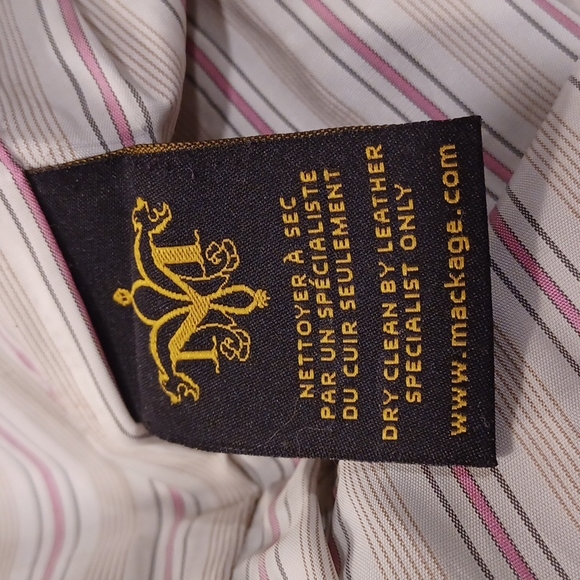 Mackage Double Breasted Cotton Blend Trench Coat- Sz. XS - Picture 13 of 16